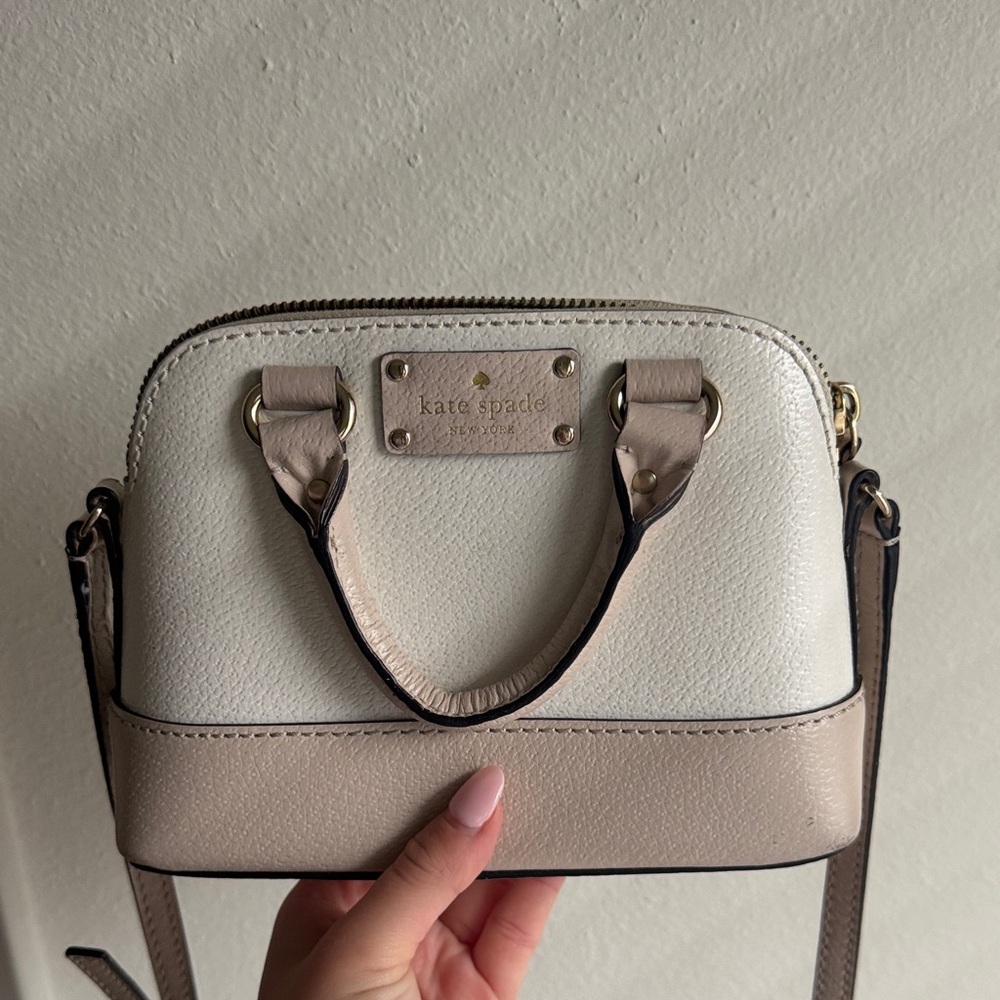 Kate Spade Cream and Tan Mini Bag